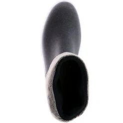 Damen Wasserdichte Gefütterte Stiefeletten Gummistiefel Regenschuhe Anthrazit - Anthrazit -Mode-Sneaker-Shop 10811149 07