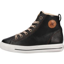 Paul Green Sneaker Sneakers High - Schwarz/braun -Mode-Sneaker-Shop 13278095 02