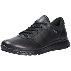 ECCO Damen Sportiver Schnürschuh/Freizeitschuh Sportliche Halbschuhe - Schwarz