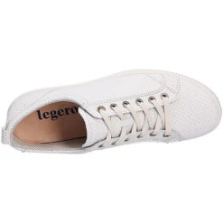 Legero Damen Comfort Schnürschuh Komfort-Halbschuhe - Weiß -Mode-Sneaker-Shop 13868675 08