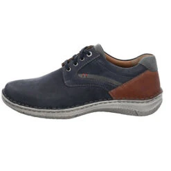Josef Seibel Herren-Halbschuh Anvers 68, Blau Sportliche Halbschuhe - Dunkelblau -Mode-Sneaker-Shop 14150487 02
