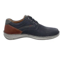 Josef Seibel Herren-Halbschuh Anvers 68, Blau Sportliche Halbschuhe - Dunkelblau -Mode-Sneaker-Shop 14150487 03