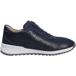 Finn Comfort Damen Comfort Schnürschuh Komfort-Halbschuhe - Blau -Mode-Sneaker-Shop 14258911 05