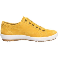 Legero Damen Comfort Schnürschuh Sportliche Halbschuhe - Gelb -Mode-Sneaker-Shop 14835097 05