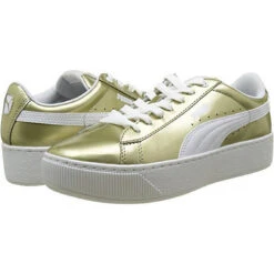 Puma Sneaker Vikky Platform Metallic Sneakers Low - Beige -Mode-Sneaker-Shop 14910256 05