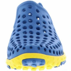 Damen Herren Badeschuhe Schwimmschuhe Gummigaloschen Blau/gelb - Blau 12 Damen Herren Badeschuhe Schwimmschuhe Gummigaloschen Blau/gelb - Blau -Mode-Sneaker-Shop 15179689 04