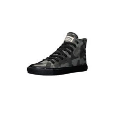 Black Cap Hi Cut Sneakers High