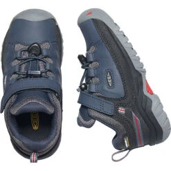 Keen Outdoorschuhe TARGHEE LOW WP Für Jungen - Blau/rot -Mode-Sneaker-Shop 16170530 03