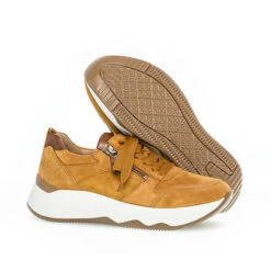 Gabor Sneaker Low Rauleder Gelb Sneakers Low - Gelb -Mode-Sneaker-Shop 16530041 05