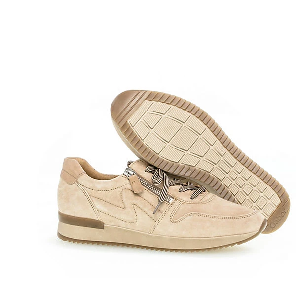 Gabor Sneaker Low Rauleder Beige Sneakers Low - Beige 7 Gabor Sneaker Low Rauleder Beige Sneakers Low - Beige – Bild 5