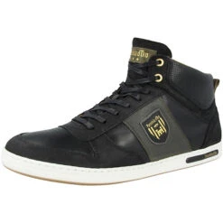 Milito Uomo Mid XL Sneaker Mid Herren Sneakers High - Schwarz 10 Milito Uomo Mid XL Sneaker Mid Herren Sneakers High - Schwarz -Mode-Sneaker-Shop 16676888 04