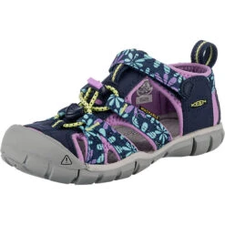 Keen Outdoorsandalen SEACAMP II CNX Für Mädchen - Blau/lila