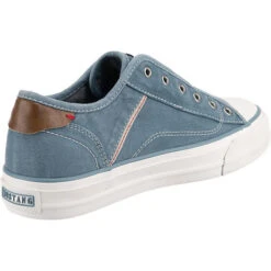 Mustang Slip-On-Sneaker - Graublau -Mode-Sneaker-Shop 18358449 05