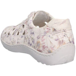 Waldläufer Damen Comfort Schnürschuh Komfort-Halbschuhe - Weiß -Mode-Sneaker-Shop 18654609 03