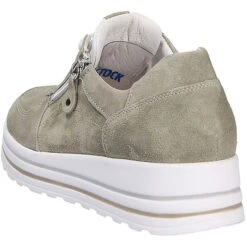 Waldläufer Damen Comfort Schnürschuh Komfort-Halbschuhe - Grün -Mode-Sneaker-Shop 18858874 03