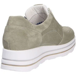 Waldläufer Damen Comfort Schnürschuh Komfort-Halbschuhe - Grün -Mode-Sneaker-Shop 18858874 04