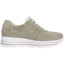Waldläufer Damen Comfort Schnürschuh Komfort-Halbschuhe - Grün -Mode-Sneaker-Shop 18858874 05