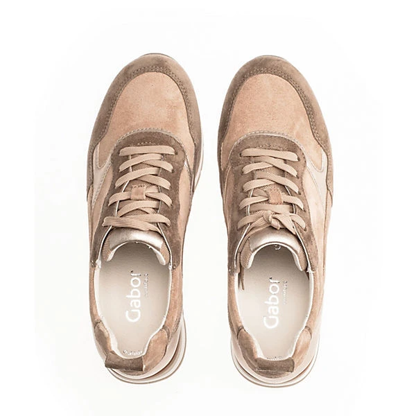 Gabor Comfort Sneaker Low Rauleder Braun Sneakers Low - Braun 4 Gabor Comfort Sneaker Low Rauleder Braun Sneakers Low - Braun – Bild 2