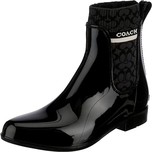 Coach Rivington Rubber Rain Bootie Gummistiefel 3 Coach Rivington Rubber Rain Bootie Gummistiefel