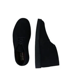 Clarks Originals Schnürschuh Desert Coal Segelschuhe - Schwarz -Mode-Sneaker-Shop 19437155 02