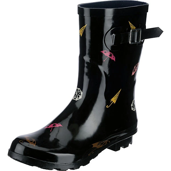 Regenschirme Rain Boots Gummistiefel - Schwarz 3 Regenschirme Rain Boots Gummistiefel - Schwarz