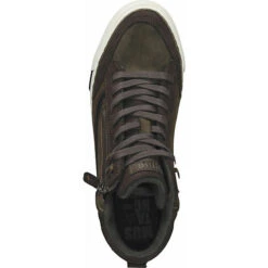 Mustang Sneakers High - Khaki -Mode-Sneaker-Shop 20976190 06