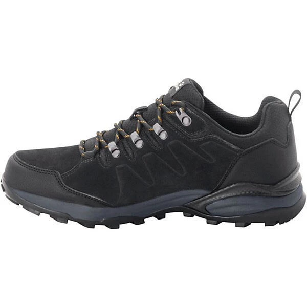 Jack Wolfskin Wanderschuh REFUGIO TEXAPORE LOW M Wanderschuhe - Schwarz 4 Jack Wolfskin Wanderschuh REFUGIO TEXAPORE LOW M Wanderschuhe - Schwarz – Bild 2