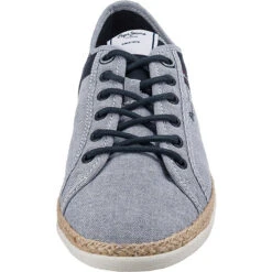 Pepe Jeans Maui Tape Chambray Sneakers Low - Blau-kombi -Mode-Sneaker-Shop 23077281 04