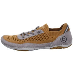 Bugatti Herren Slipper Schuhe Sandstone Slipper Slip-Ons Freizeit Textil Uni Slip-On-Sneaker -Mode-Sneaker-Shop 23555716 02