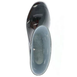 Damen Gummistiefel Regenschuhe Stiefeletten Kurzschaft Regenschirm Schwarz - Schwarz -Mode-Sneaker-Shop 24297694 07