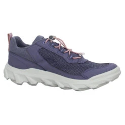 ECCO Damen Laufschuhe MX Sneaker Freizeit Sport Schuhe Textil Uni Laufschuhe - Blau-kombi -Mode-Sneaker-Shop 24370935 06