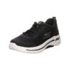 Skechers Damen Laufschuhe Go Walk Arch Fit Sneaker Freizeit Sport Schuhe Textil Uni Laufschuhe - Schwarz -Mode-Sneaker-Shop 24538726 01
