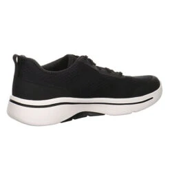Skechers Damen Laufschuhe Go Walk Arch Fit Sneaker Freizeit Sport Schuhe Textil Uni Laufschuhe - Schwarz -Mode-Sneaker-Shop 24538726 08