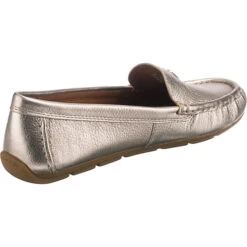 Coach Marley Metallic Leather Driver Loafers - Champagner -Mode-Sneaker-Shop 25835856 05