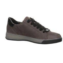 Ara Damen Schnürhalbschuhe Rom Schnürschuh Freizeit Sport Schuhe Glattleder Gemustert Schnürschuhe - Grau -Mode-Sneaker-Shop 26627997 06