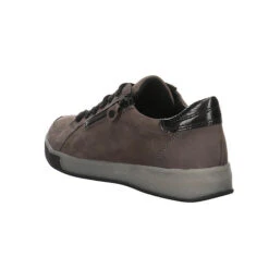 Ara Damen Schnürhalbschuhe Rom Schnürschuh Freizeit Sport Schuhe Glattleder Gemustert Schnürschuhe - Grau -Mode-Sneaker-Shop 26627997 07