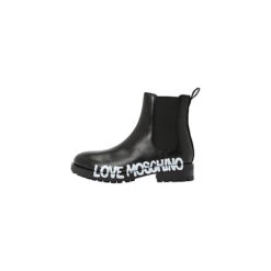 LOVE MOSCHINO Gummistiefel Mit Schriftzug Gummistiefel - Schwarz