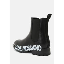 LOVE MOSCHINO Gummistiefel Mit Schriftzug Gummistiefel - Schwarz -Mode-Sneaker-Shop 26747374 06