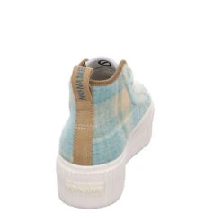 Damen Sneaker Schuhe Iron Mid Side Sneaker Sport Halbschuhe Textil Kariert Sneakers High -Mode-Sneaker-Shop 27300332 04