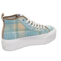 Damen Sneaker Schuhe Iron Mid Side Sneaker Sport Halbschuhe Textil Kariert Sneakers High -Mode-Sneaker-Shop 27300332 05