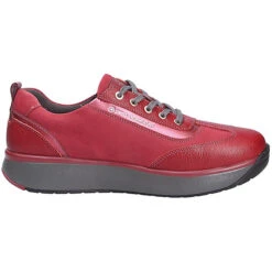 Joya Damen Comfort Schnürschuh LAURA RED Komfort-Halbschuhe - Rot -Mode-Sneaker-Shop 28217132 05