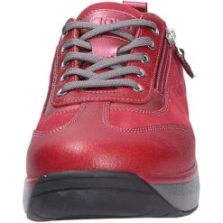 Joya Damen Comfort Schnürschuh LAURA RED Komfort-Halbschuhe - Rot -Mode-Sneaker-Shop 28217132 06