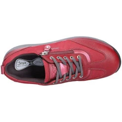 Joya Damen Comfort Schnürschuh LAURA RED Komfort-Halbschuhe - Rot -Mode-Sneaker-Shop 28217132 08
