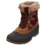 Kamik Snovalley 5 Schneeboots Leder-/Textilkombination Uni Alpinstiefel - Rot/lila -Mode-Sneaker-Shop 28524416 01
