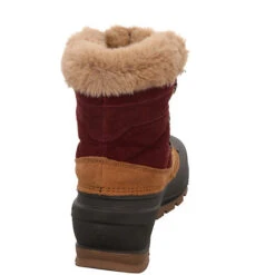 Kamik Snovalley 5 Schneeboots Leder-/Textilkombination Uni Alpinstiefel - Rot/lila -Mode-Sneaker-Shop 28524416 04