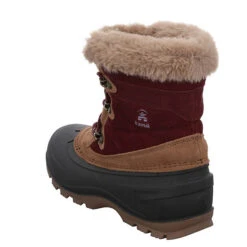 Kamik Snovalley 5 Schneeboots Leder-/Textilkombination Uni Alpinstiefel - Rot/lila -Mode-Sneaker-Shop 28524416 07
