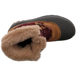 Kamik Snovalley 5 Schneeboots Leder-/Textilkombination Uni Alpinstiefel - Rot/lila -Mode-Sneaker-Shop 28524416 08