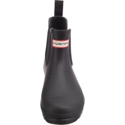 Original Chelsea Hunter Tri Colour Logo Backstrap Boot Gummistiefel - Schwarz -Mode-Sneaker-Shop 28981930 04