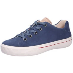 Superfit Damen Comfort Schnürschuh Komfort-Halbschuhe - Blau