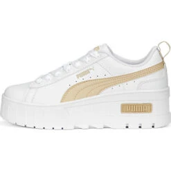 Puma Mayze Wedge Wns Sneakers Low - Weiß/gold -Mode-Sneaker-Shop 29022712 03